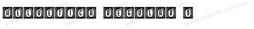 Helvetica Regular 9字体转换